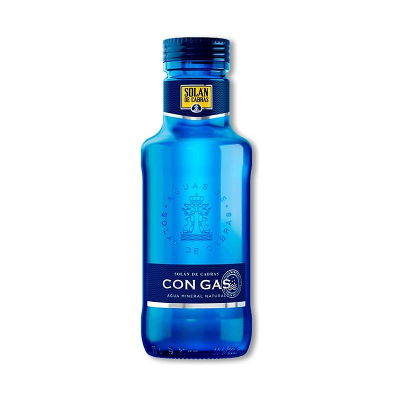 Agua Solán de Cabras con gas Pack 24 Unidades 33cl. - En Copa de Balón